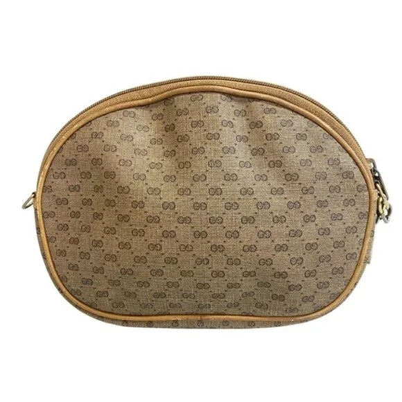 Gucci 007 104 Vintage Micro GG Shoulder Bag Beige - Picture 2 of 8